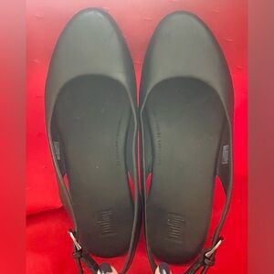 Fitflop Black Slingback Flats